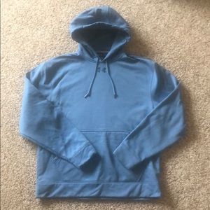 UNDER ARMOUR—light blue hooded sweatshirt